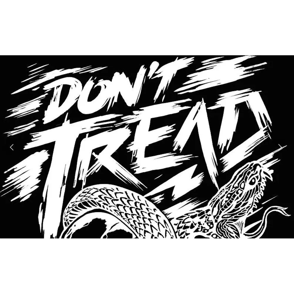 2x3ft 90x150cm don't tread banner with snake Flag