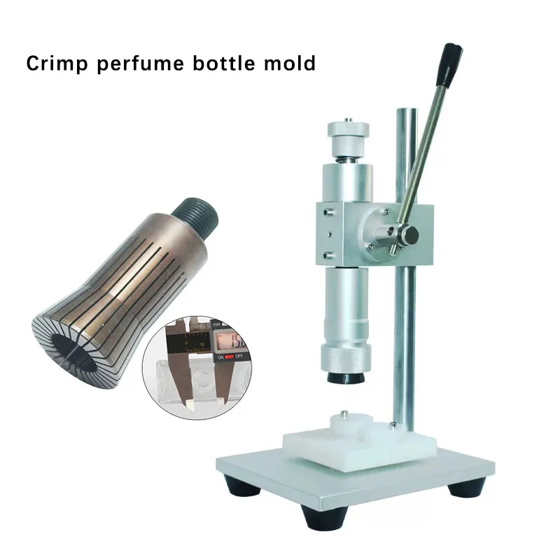 Manual Type Desktop Perfume Bottle Sealing Machine Locking Machine Opening Machine Cover Rolling Machine Cover Sealing Mold