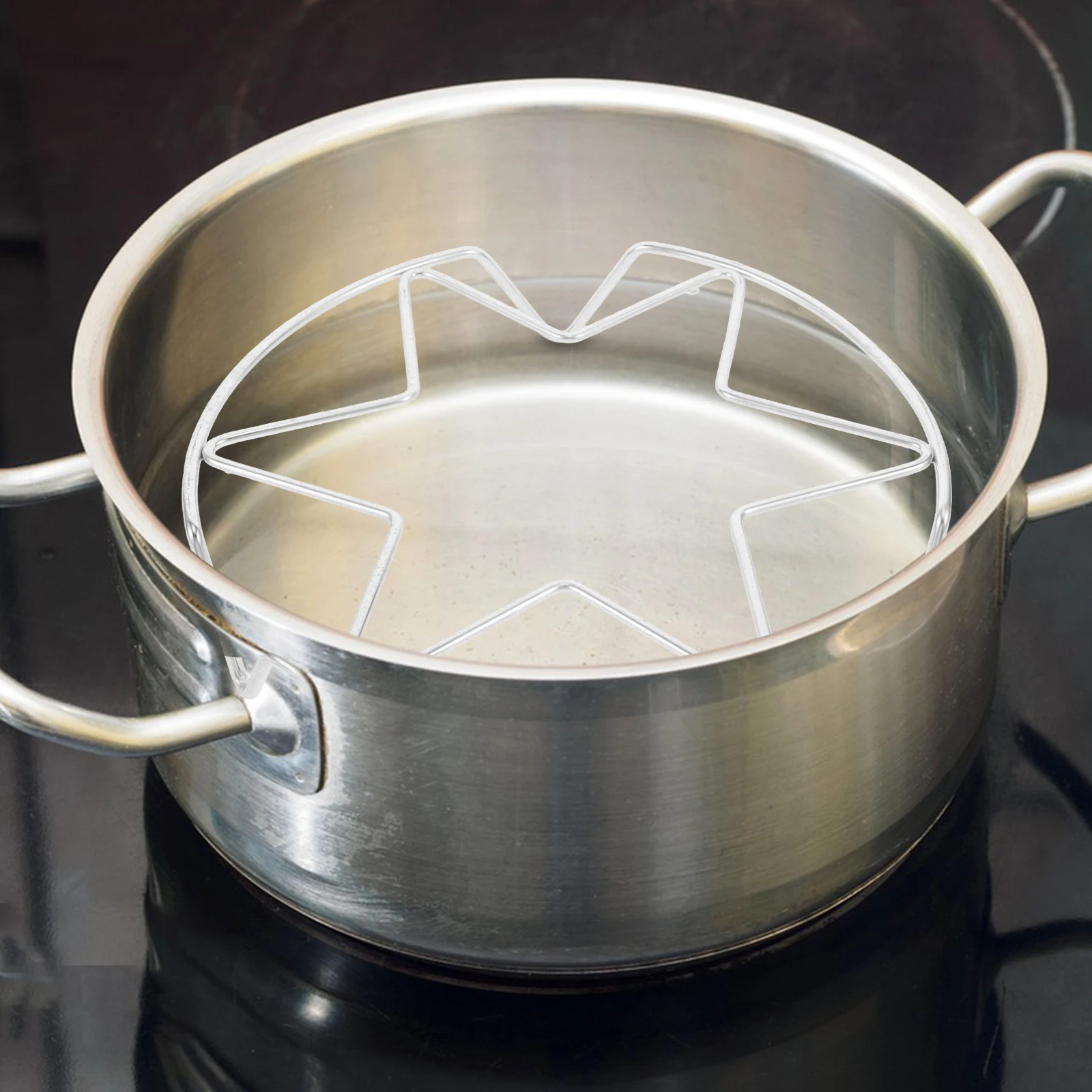 

Stainless Steel Steaming Rack Kitchen Egg Basket Small Cooking Separator Stackable Durable Highleg Design Canner Racks Steam