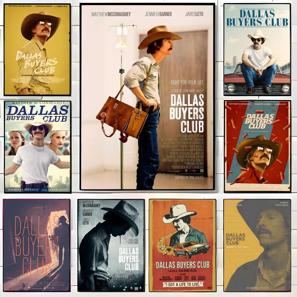 Heartfelt Movie D-Dallas Buyers Club Poster Wall Art Print Decorative Mural Home Decor Gift Unframed