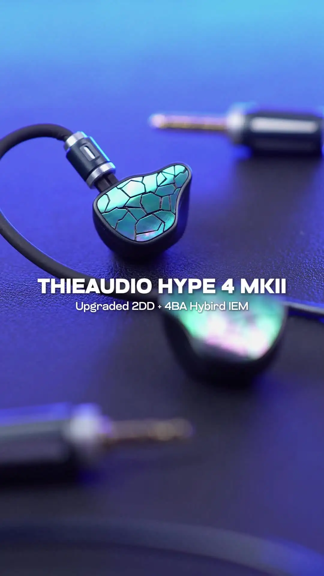 THIEAUDIO HYPE 4 MKII 2DD 4BA Hybrid IEM JadeGlow
