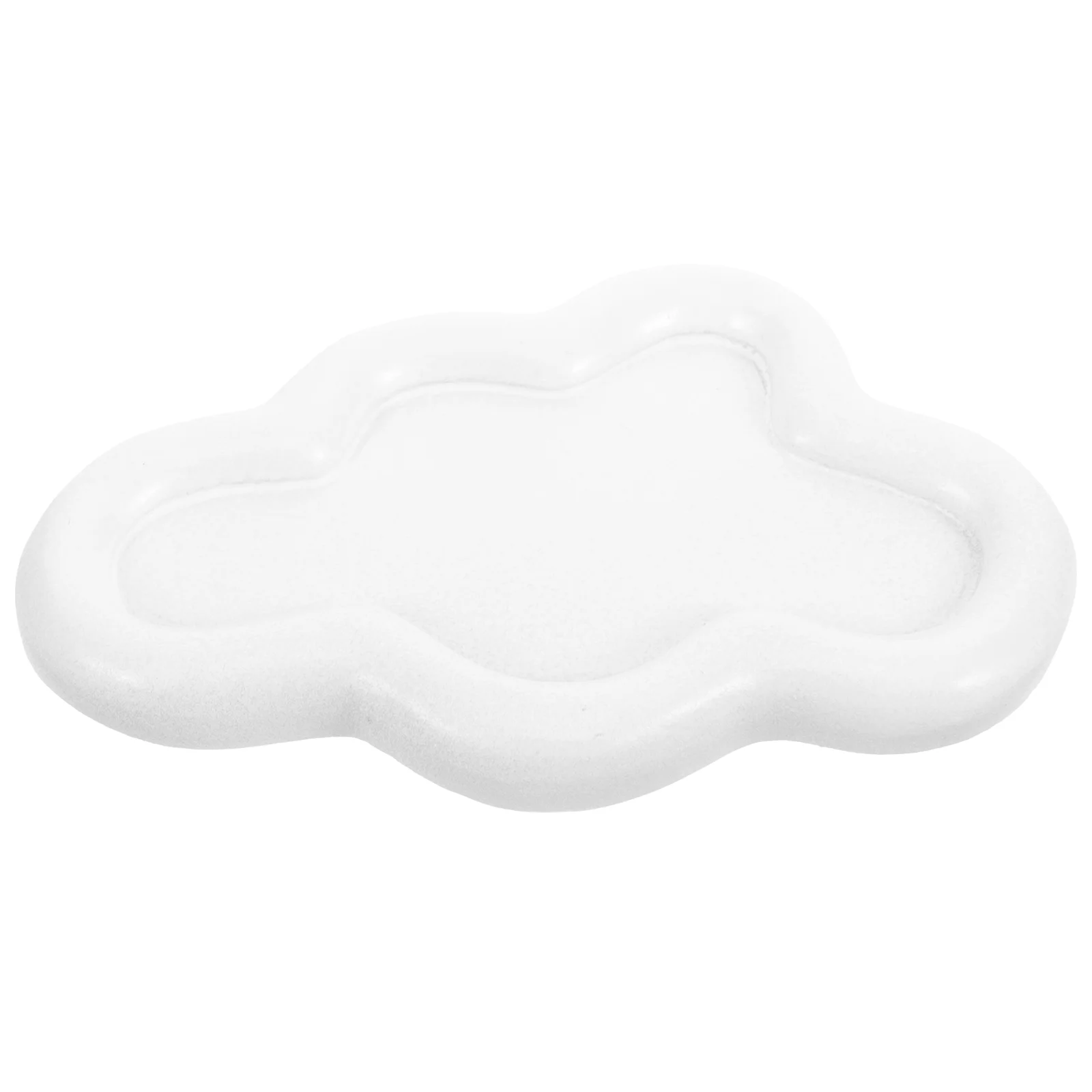 Photography Background Plate (pure White Clouds) Ring Holder Wedding Jewelry Perfume Tray