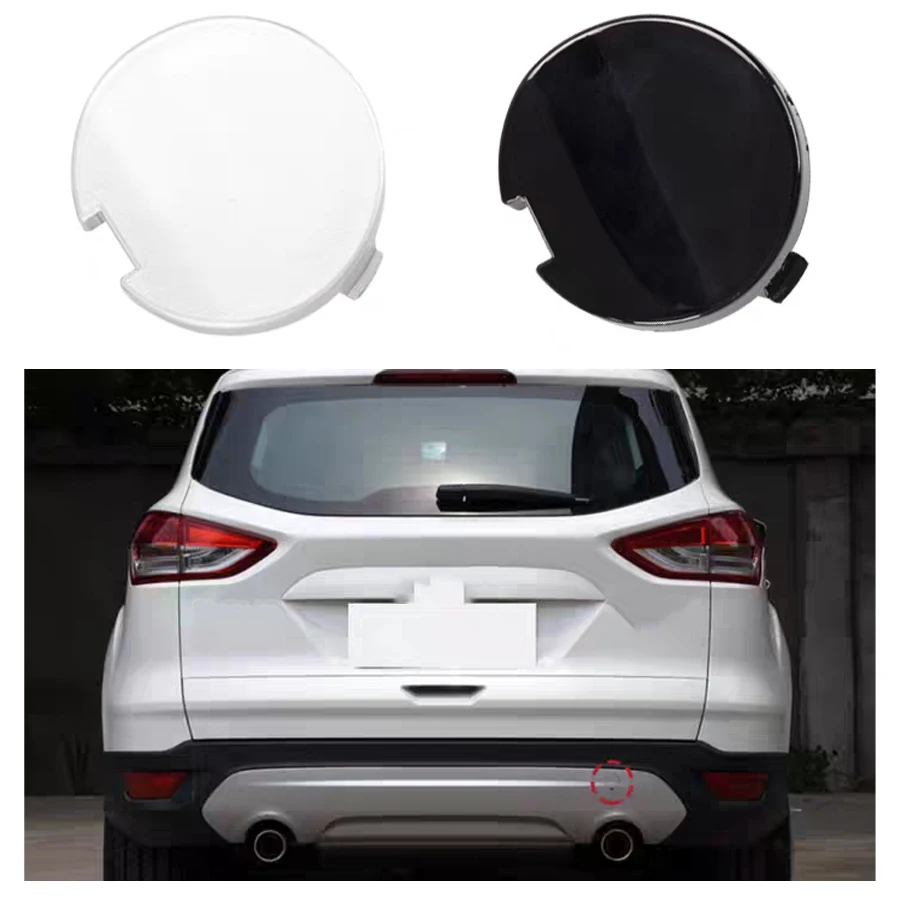 

Wooeight 1Pc Front Rear Bumper Tow Hook Cover Cap Towing Eye Trailer Shell Accessories For Ford Escape Kuga 2013-2016 2017-2019
