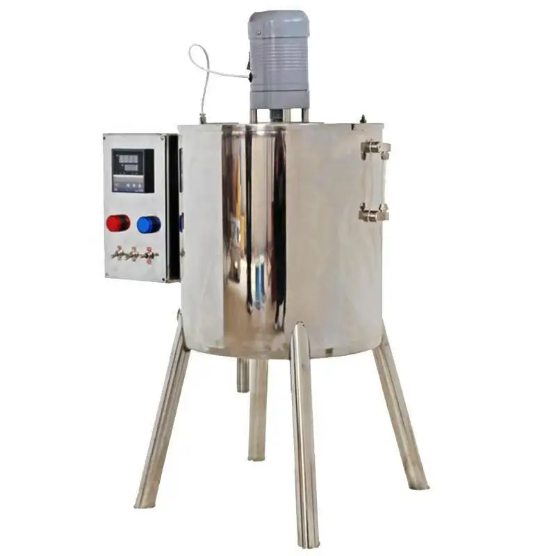 

Машина для смешивания нагрева, 30 л, смеситель для наполнения жидкой пасты и губной помады, резервуар для перемешивания кремов и наполнения жидкостей