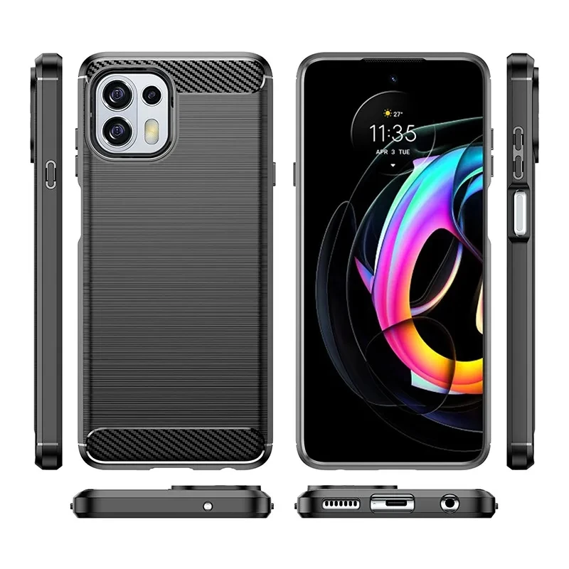 For Motorola Moto Edge 20Lite 20 Fusion Silicone Case Soft Matte Cover for moto edge20 fusion edge20lite Luxury Protective Cases image 3