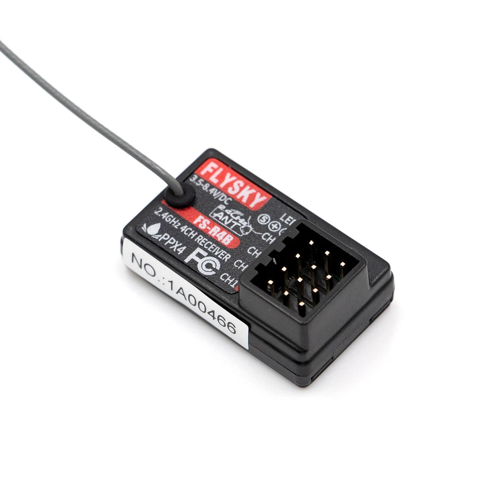 Flysky FS-R4B 4CH 2,4 GHz ANT PWM-protocoluitgang Enkele antenne-ontvanger voor afstandsbediening Autoboot - afbeelding 2