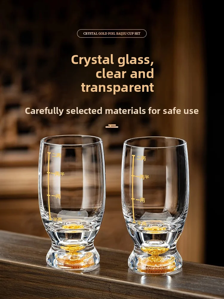 

Creative Chinese Style Luxury High End Crystal Whiskey Cup Set Premium White Spirit Glasses Elegant Splitter Pouring Device