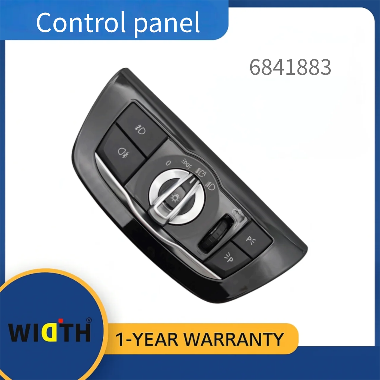 61316841883 Light control panel (smooth surface) for BMW 530i 530Le 525Li 530Li 540Li 528Li 630i 2016-2024 | Second-hand