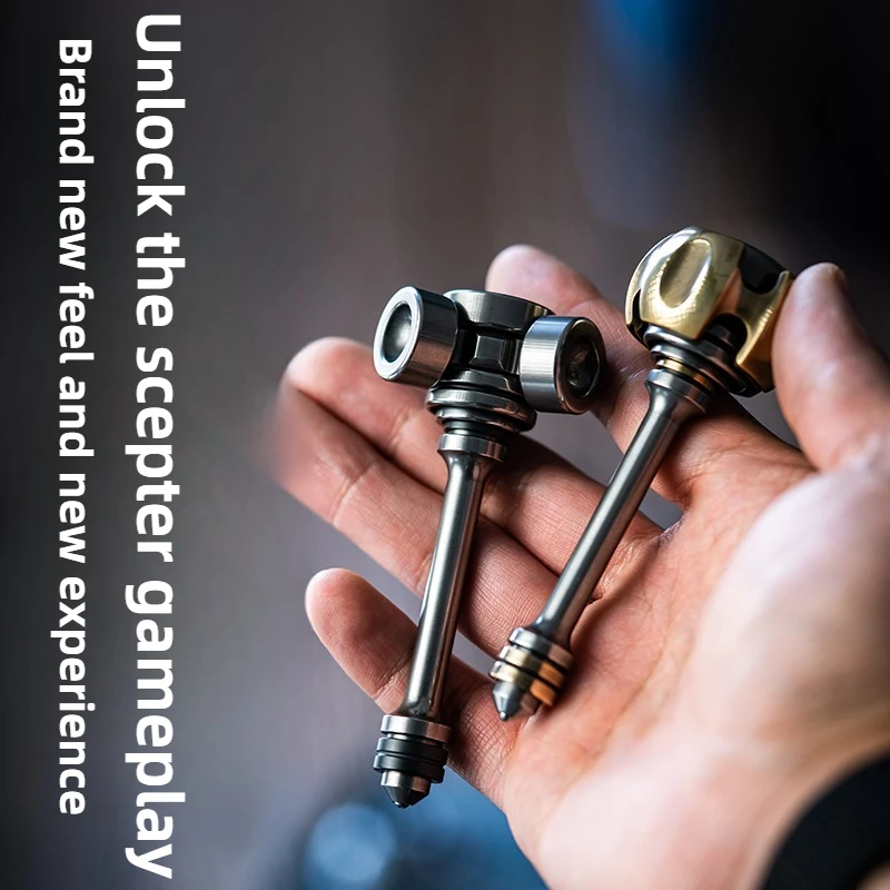 LAUTIE Noise Cnano Scepter Bit00 Connecting Rod Mechanical Metal Fingertip Accessories Decompression Toy