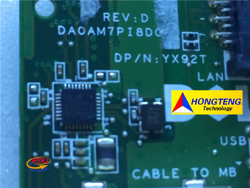 Original YX92T FOR Dell 7447 USB Small Board 7447 Network Board DA0AM7PI8D0 MS-17A1E  100% TESED OK