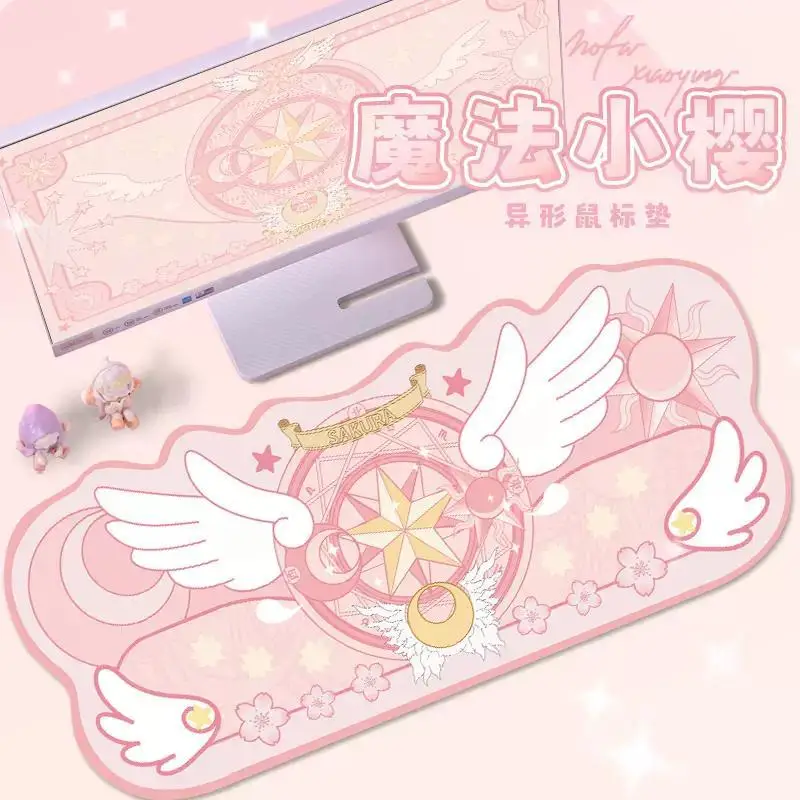 Cardcaptor Sakura Game Peripheral Mouse Pad Magic Array Desk Pad Girls High-Looking Office Desk Computer Keyboard Pad Wholesale