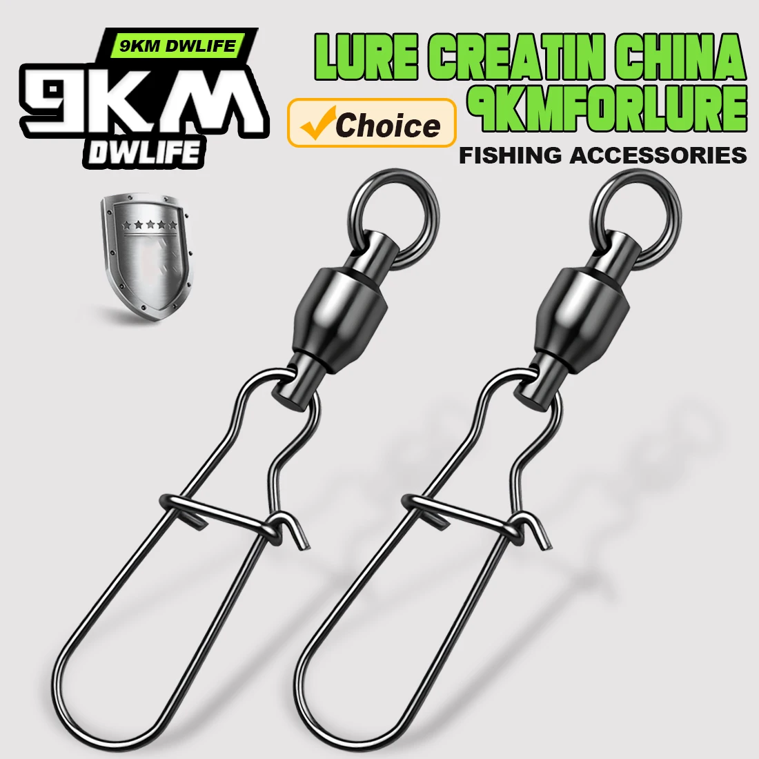 9KM 10Pcs Fishing B… - image