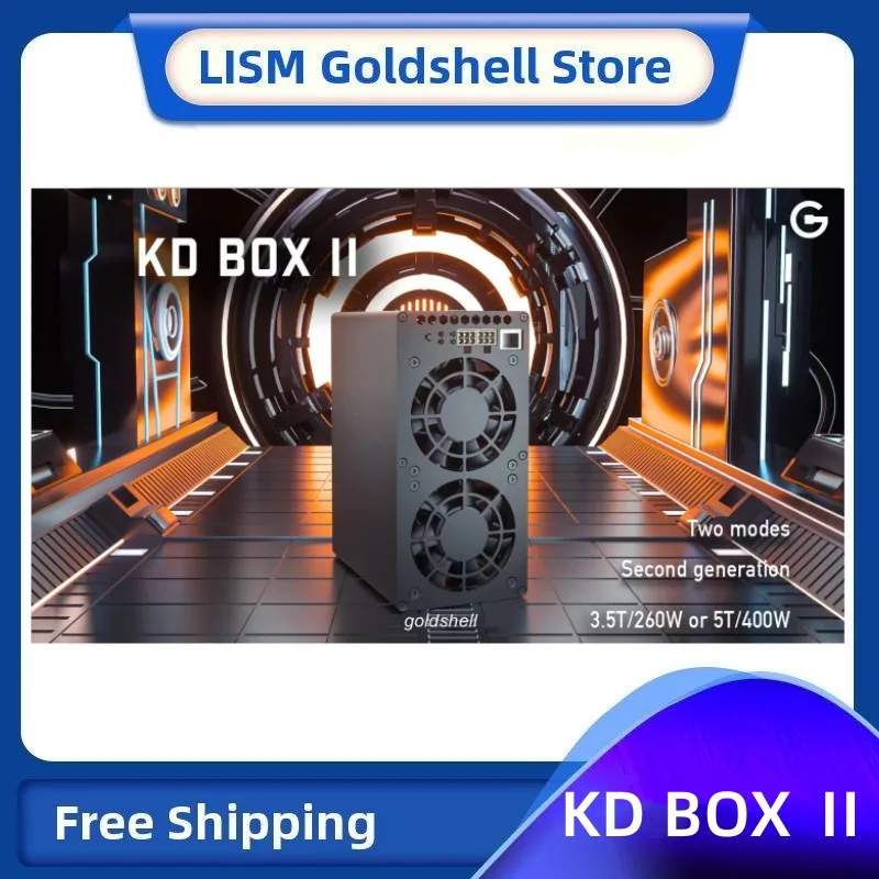 Kd Box II Goldshell  Kd BOX 2 Hashrate 5T KDA Miner Kadena Miner Upgarded From Kd Box pro Miner Without WIFI