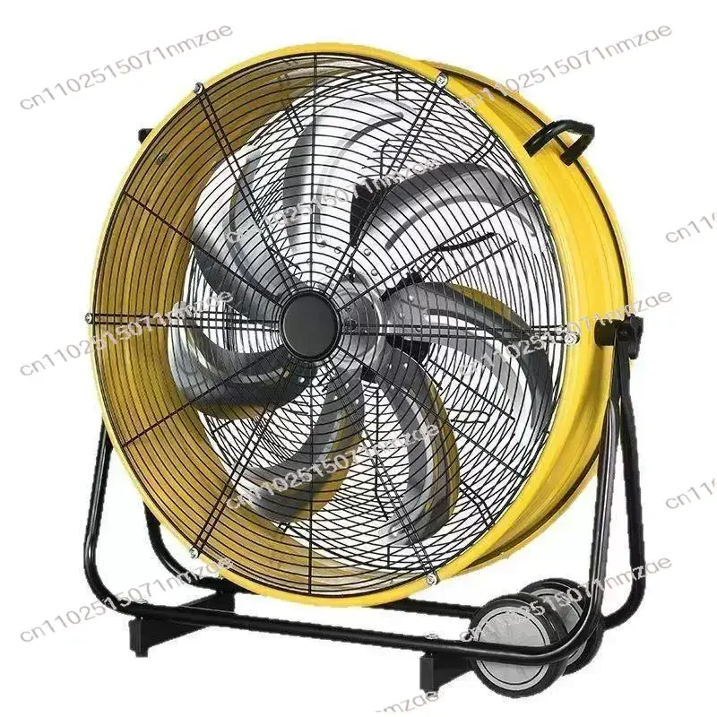 Ventilador Industrial de 3 Velocidades y Alta Potencia, Ventilador de Tambor Industrial de 20 Pulgadas, Potente Ventilador de Extracción