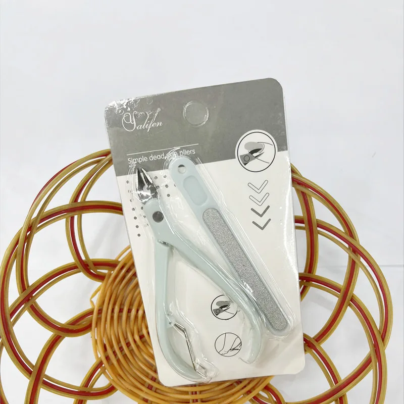 Portable Stainless Steel Cuticle Scissors Dead Skin Remover Edge Cutter Nail File Cuticle Nipper Pedicure