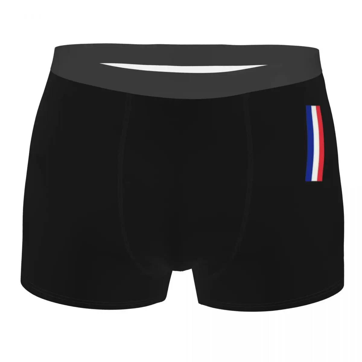 Custom Flag Of France Underwear Men Breathable France Patriotic Boxer Briefs Shorts Panties Soft Underpants For Homme