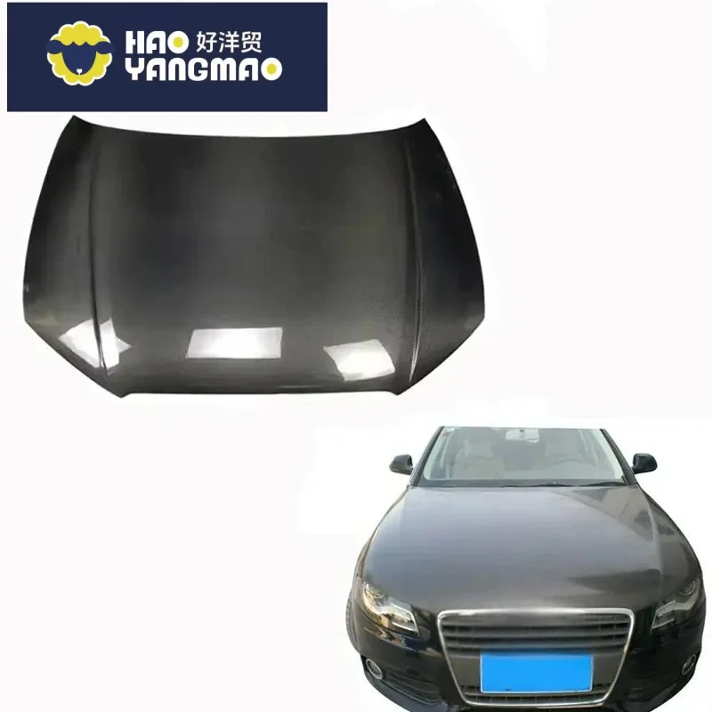 Suitable for Durable FORAudi A4 B8 2008-2016 Carbon Fiber Hood