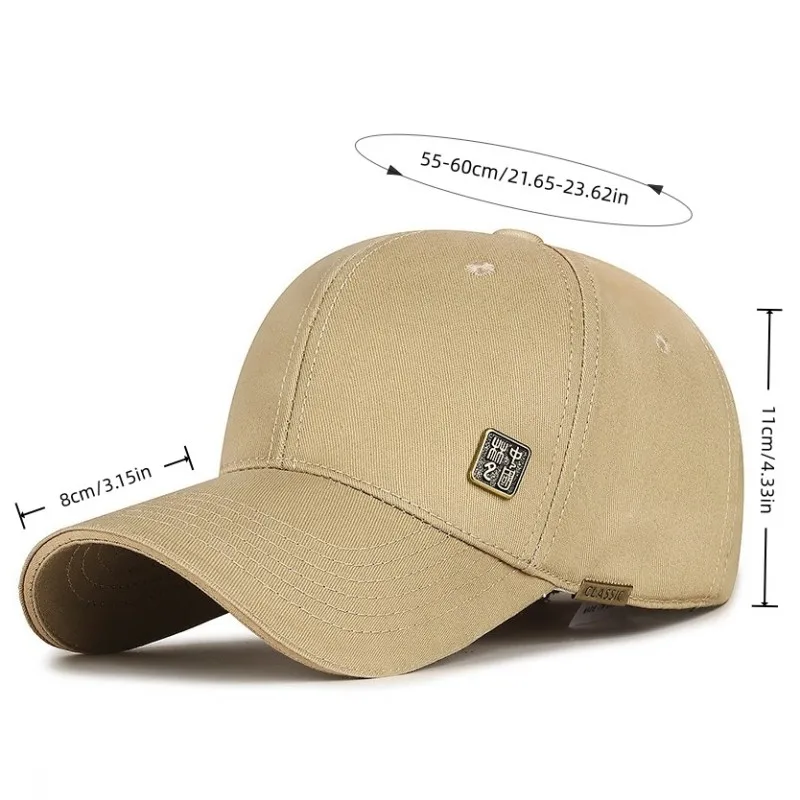 Men's China-Chic hard top baseball cap Outdoor dad sun shading cap