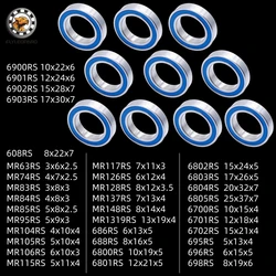 10Pcs 688-2RS Bearing 8x16x5mm ABEC-7 Hobby Electric RC Car Truck Ball Bearings 6700RS 6701RS 6702RS MR105RS MR115RS Blue Sealed