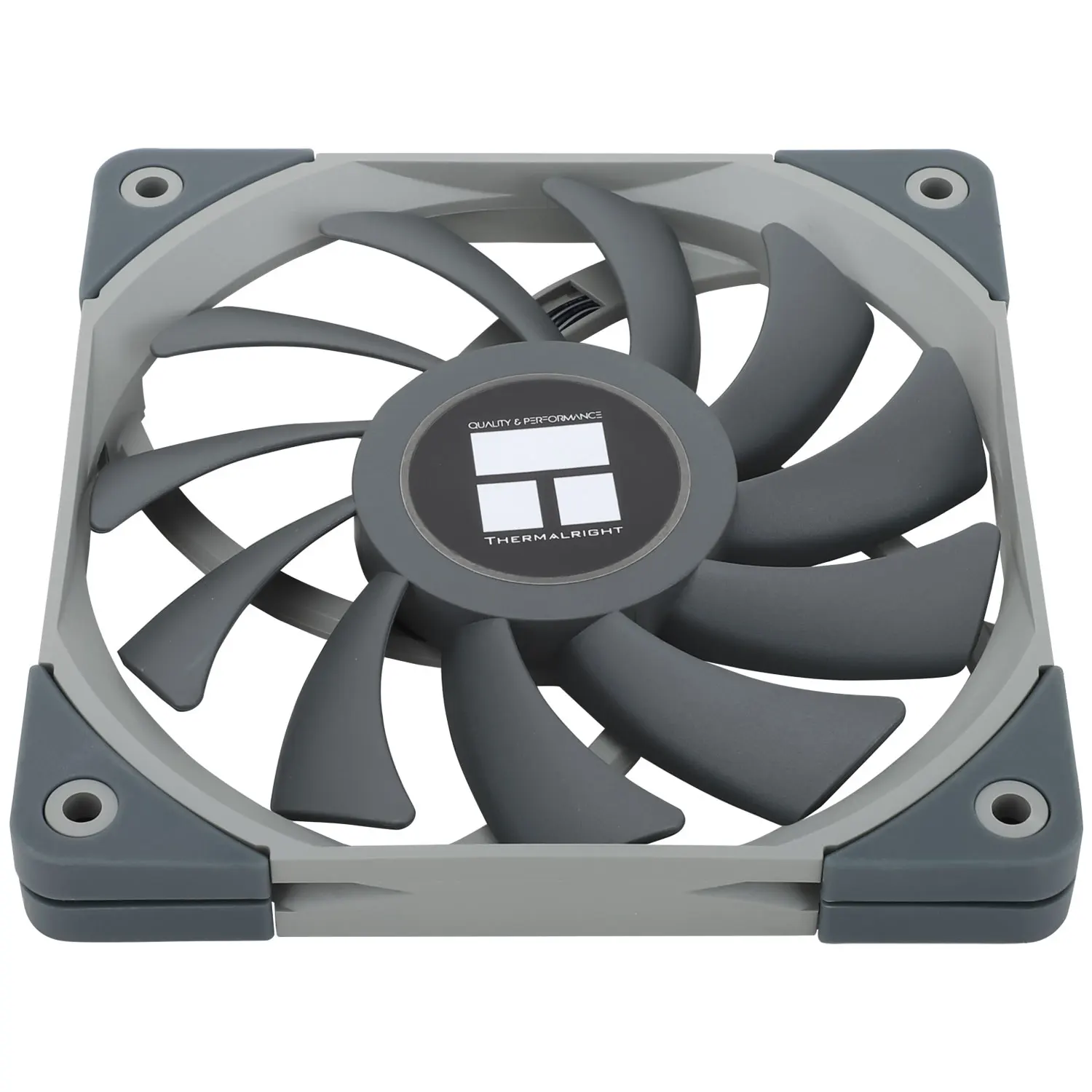 Thermalright-ventilador de refrigeración de CPU C12015 PWM, 12CM, 4 pines, silencioso, 24.1dBA, 12V, ajuste de velocidad