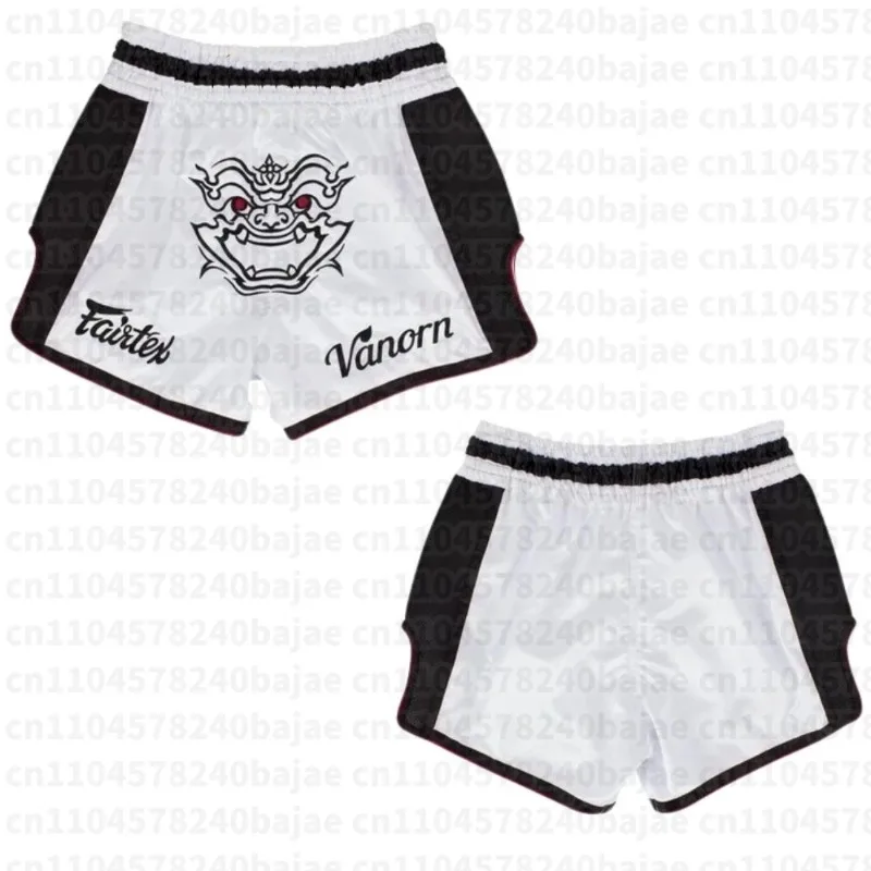 Thai Boxing Shorts for Adult Men and Women Kid- Boxing Training and Muay Thai Fighting Exercise Shorts