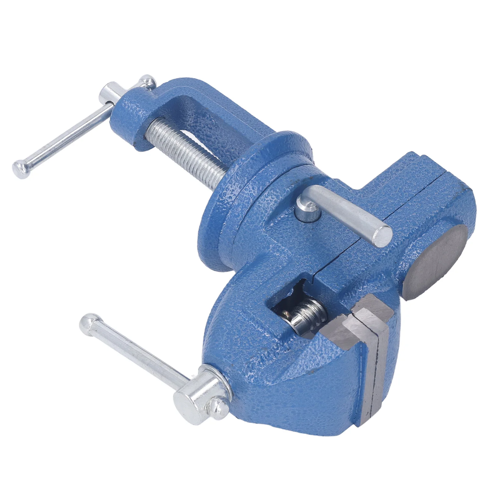 2 Inch Table Vise Clamp On Work Bench Vise 360 Degree Rotation Base Adjustable Woodworking Vise