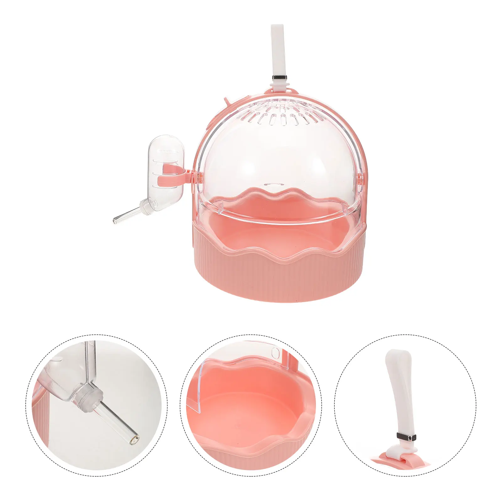 

Portable Hamster Travel Small Animal Carrier Outdoor Pet Cage For Hamsters Guinea Pigs Chinchillas Mouse Lightweight Compact