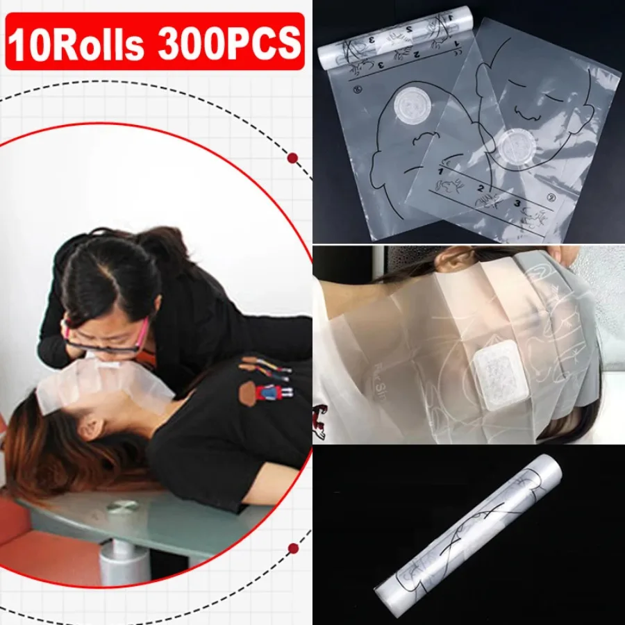 300PCS 10roll Breathing Mask Disposable CPR Training Mask First Aid Resuscitator Mask CPR Face Shield Rescue Tool Survival Kit