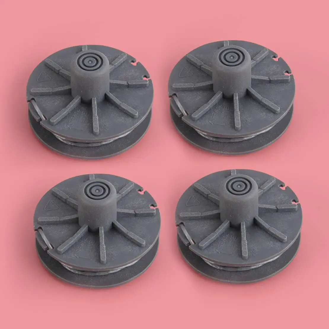 4Pcs Grass Trimmer Line Spool Replacement Fit For Gardena 5307-20 Easycut 400 Grey