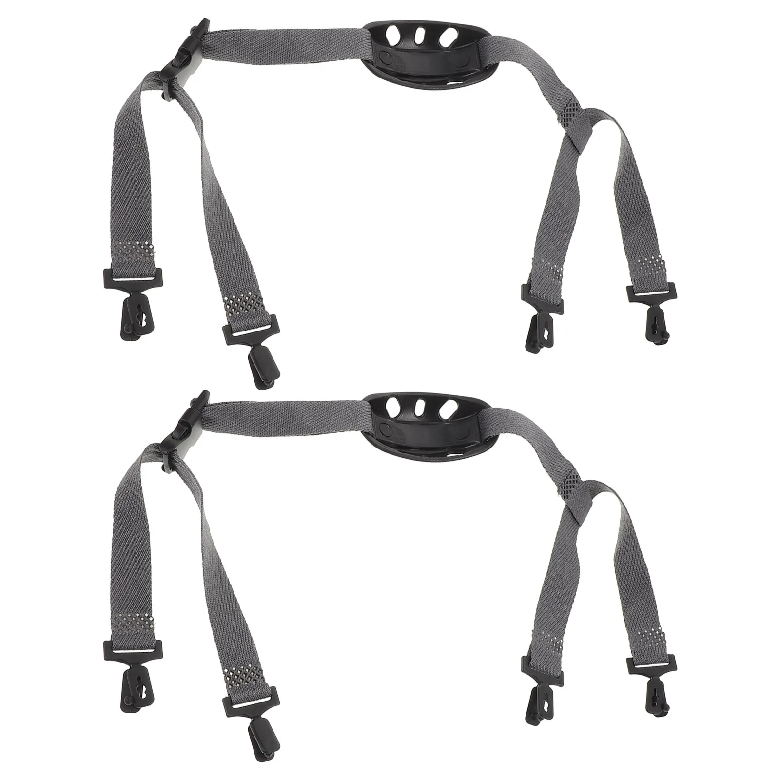 

2 Pcs Chin Strap for Wrestling Headgear Hard Hats Adjustable Accessories Men Construction Straps