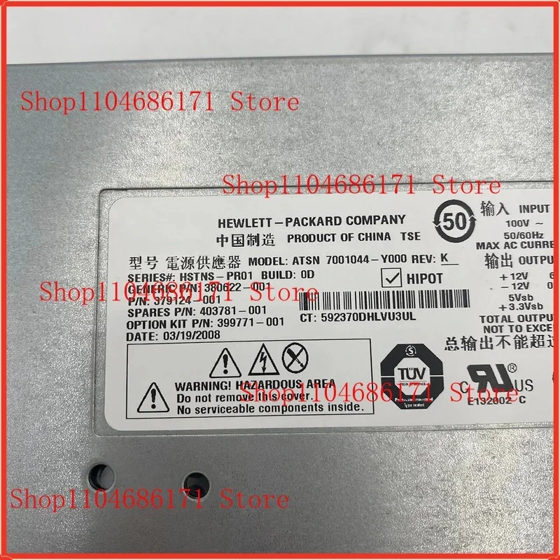 L 180W Server Power Supply For  PCE019 DPS-180AB-20A 793073-001 797009-001 848050-003 Durable