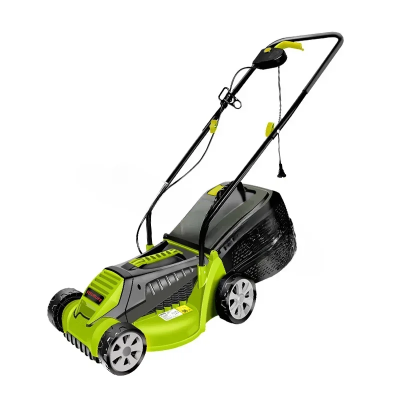 For Electric Lawn Mower Hand Push Grass Cutting Machine Household Lawn Mower 1600W Grass Trimmer For Garden Courtyard