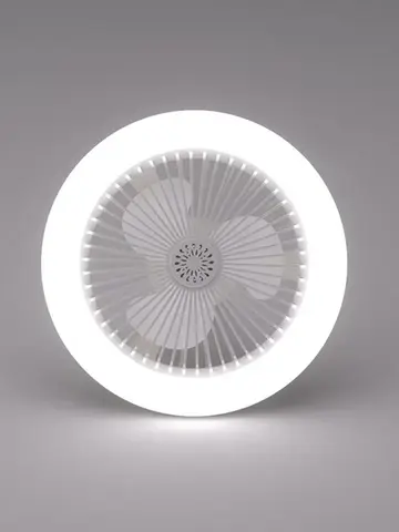 Rotatable 3in1 Ceiling Fan with Remote Control Lighting Lamp E27 Converter Base Lighting Base Bedroom Living Room Miflame