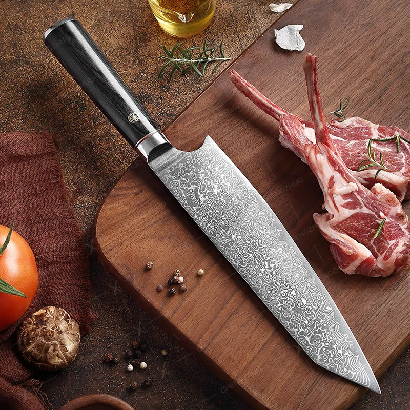 

Professional Chef Knife Damascus Steel Kitchen Knives Set Japanese Sashimi Knife Sharp Butcher's Boning Knife with Box