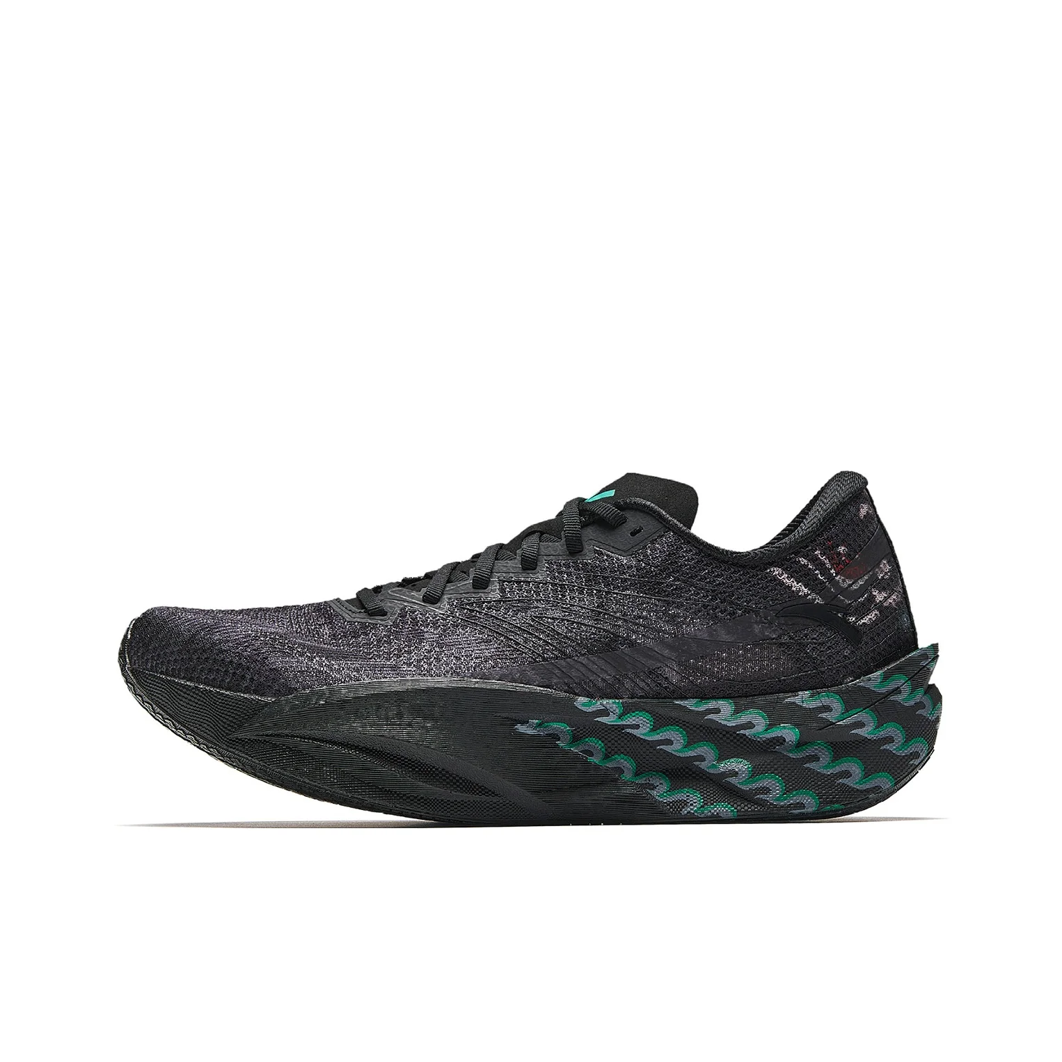 Anta C202 6.0 Low top Full Length Carbon Plate, Double Layer Nitrogen Technology Running Shoes Men's Black Gray 912625556-2