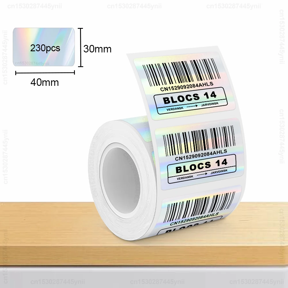 E210 P50 Phomemo M110 M200 M220 Label Maker Tape Self-adhesive E210 Thermal Label Paper Sticker 30x20mm 40x30mm 50x30mm 50X80mm