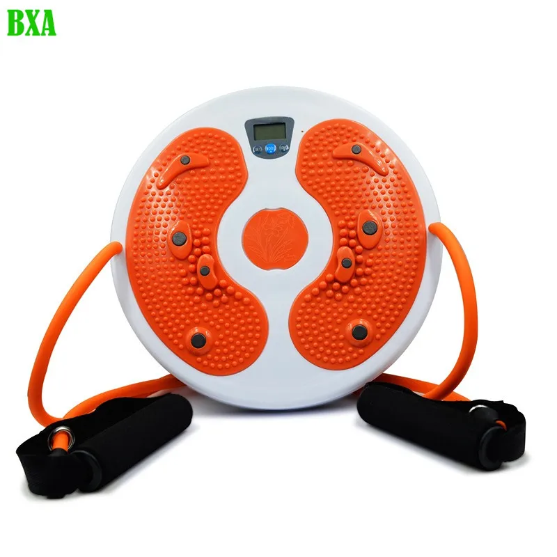 

Waist Twist Disk Balance Board Twist Fitness Machine With Electronic Counter LCD and Foot Massage Plate for Home Body Aerobic