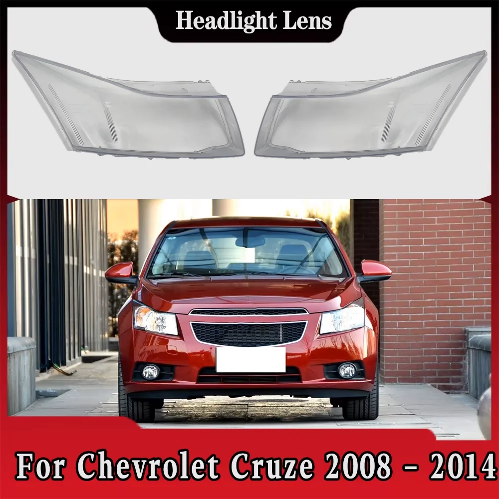 

For Chevrolet Cruze 2008 2009 2010 2011 2012 2013 2014 Transparent Headlamp Cover Plexiglass Replace Original Lampshade