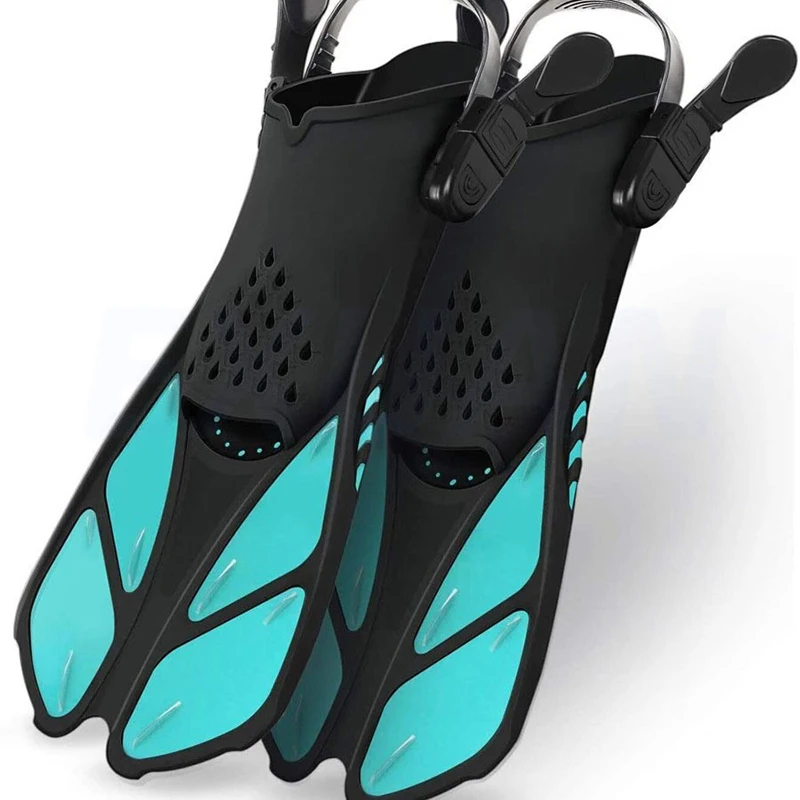 Pinne da immersione professionali regolabili per uomo e donna Freestyle Diving Training Frog Shoes Flippers in Silicone