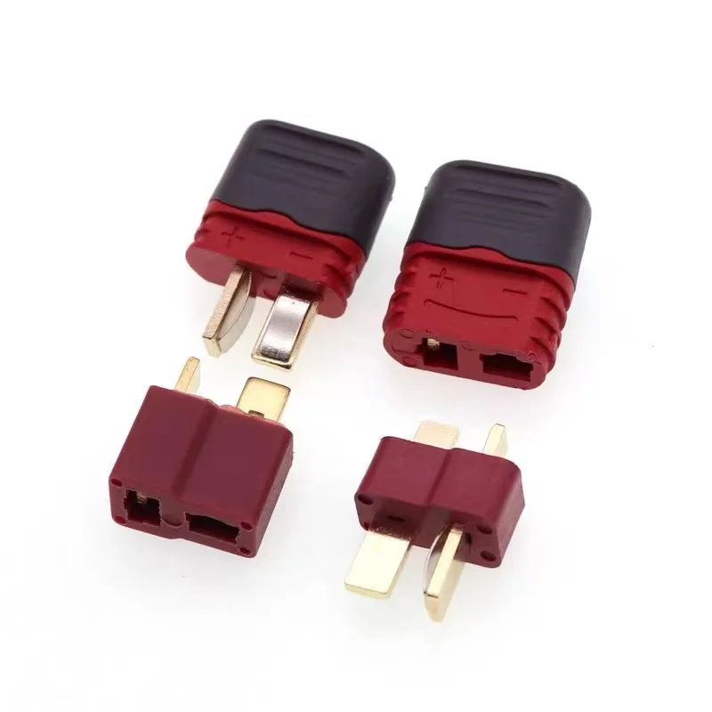 1PCS Deans T-Plug Male Female Connector Silicone Wire With 10CM 16AWG Suitable For Rc Lipo Battery Model Charger Interface
