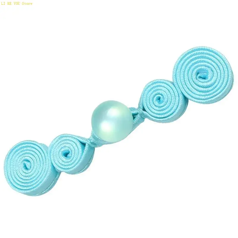 W3JE chino para botón cierre rana con faux jade bead handmade gourd forma cheongsam para traje nudo nudos