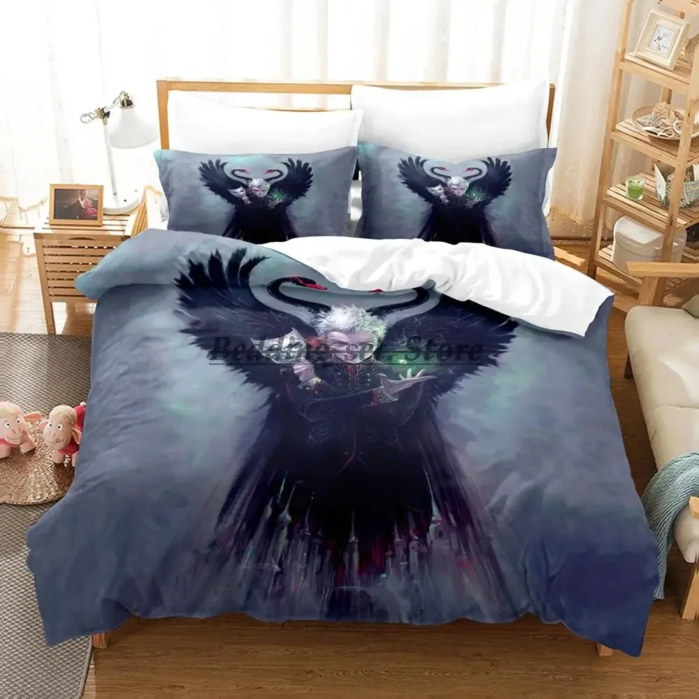 2023 The School for Good and Evil Bedding Set Single Twin Full Queen King Size Bed Set Aldult Kid Bedroom Duvetcover Sets Bed