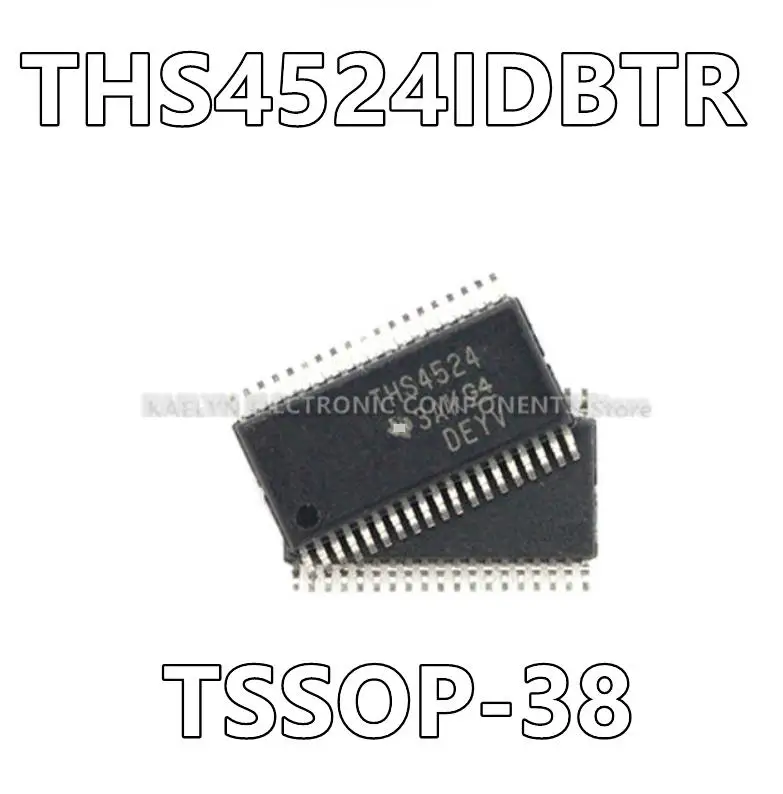 5Pcs/lot THS4524IDBTR THS4524 Differential Amplifier 4 Circuit Differential, Rail-to-Rail 38-TSSOP