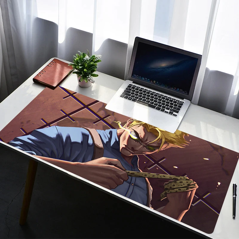 

Mouse Pad Computer Gaming Accessories Mousepad Rubber Extended Desk Mat Laptop Gamer J-jujutsu Kaisen Kento Nanami Keyboard Pad