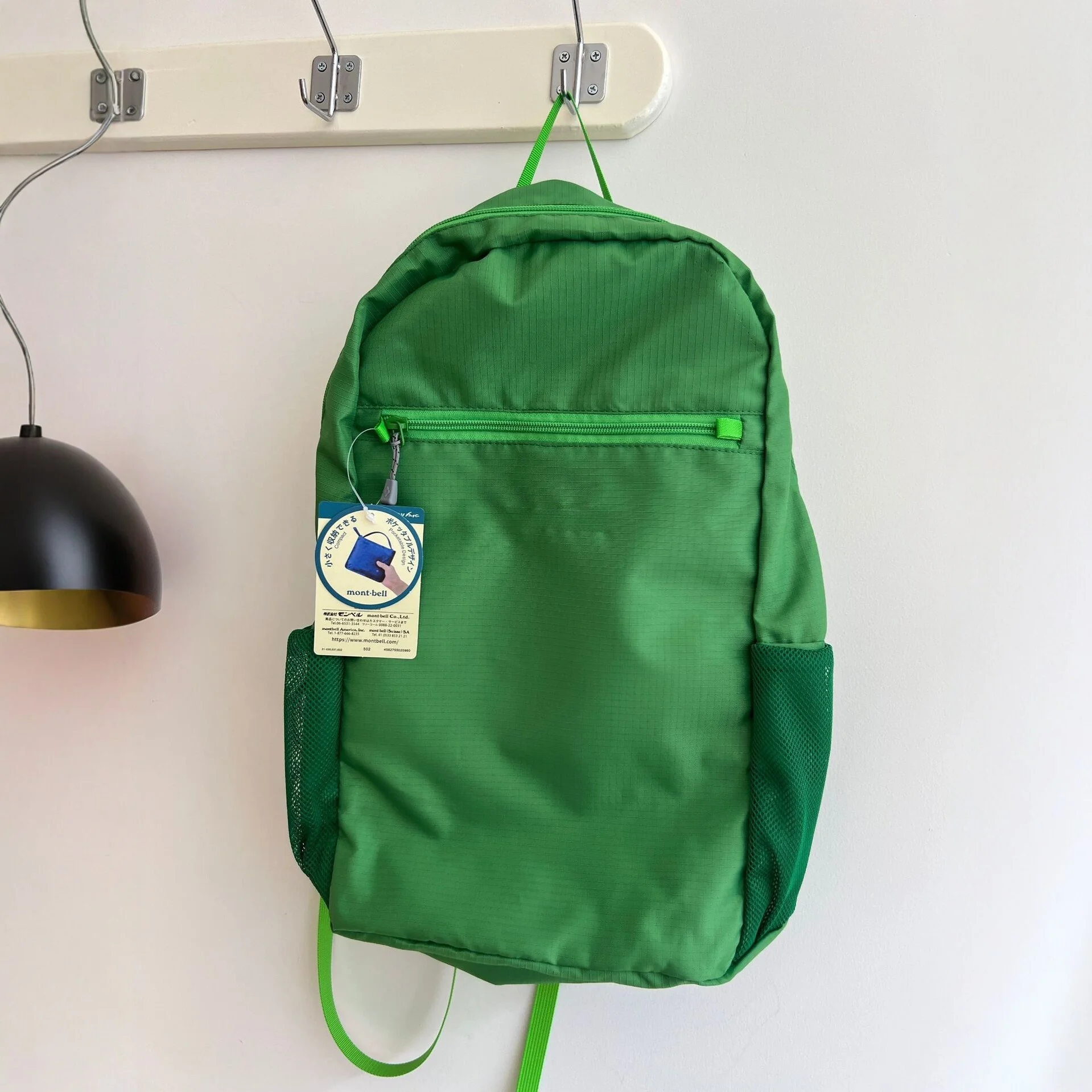 Mont-Bell Lightweight 15L Outdoor Sports Commuting Backpack Waterproof Nylon Casual Travel Backpack Japanese Style