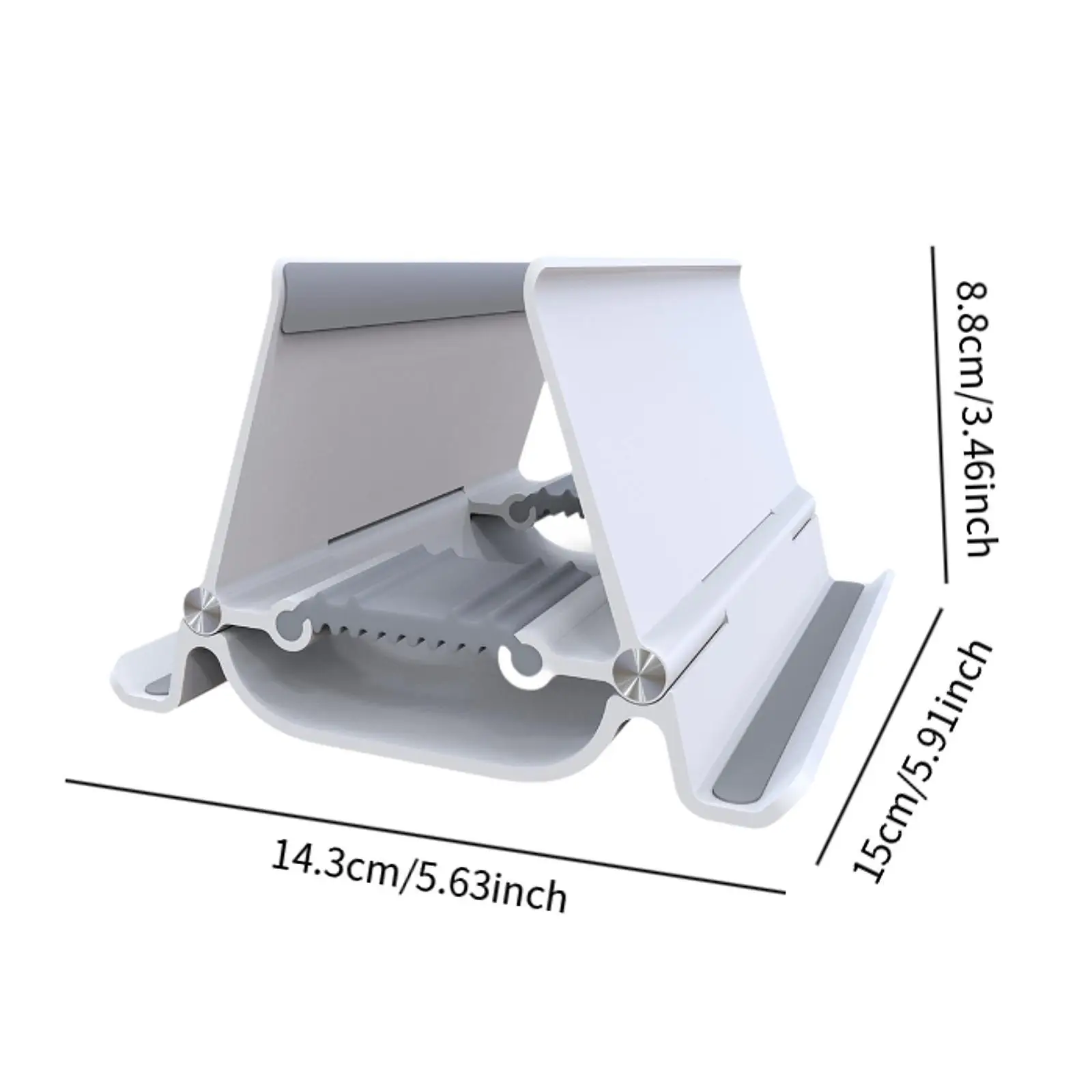 Vertical Laptop Stand Storage Rack Wear Resistant Stable Computer Rack Multifunction Notebook Dock for Apartment Home Studying