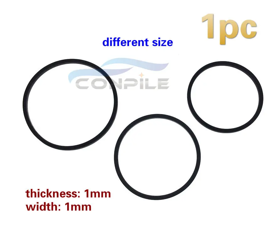 

1mm thickness width transmission rubber drive belt for walkman repeater cassette deck counter audio tape recorder