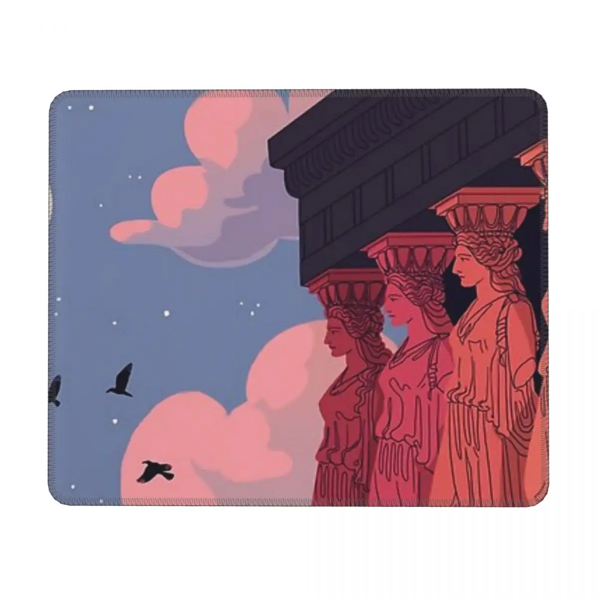 

Caryatids At Dusk Mouse Pad Gaming Laptops Mousepad Gamer Carpet Keyboard Mat Desk Protector