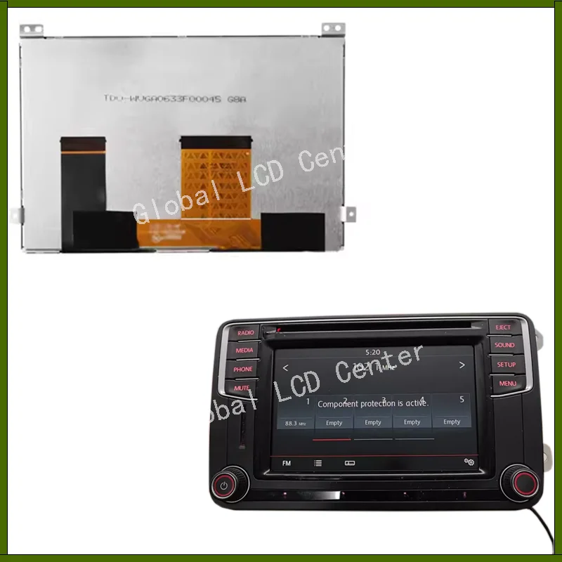 6.5-inch 6.33-inch TDO-WVGA0633F00045 TDO-0633F40686 suitable for MIB200 MIB200m MIBh 682c central control LCD display screen