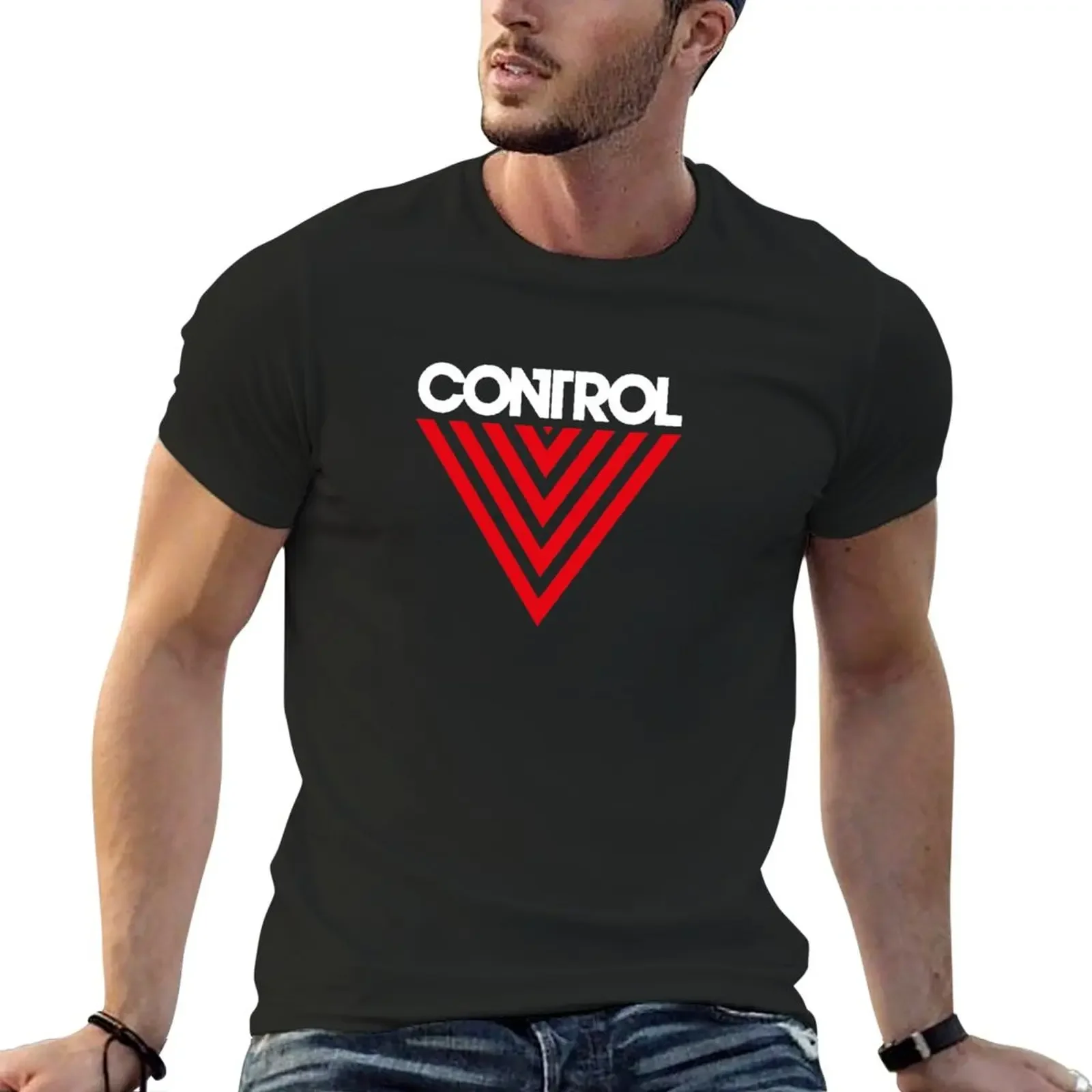 Federal Bureau of ControlControl Game LogoDistressed Log T-Shirt summer top sports fans mens graphic t-shirts